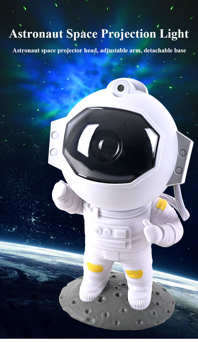 Galaxy Star Projector — Astronaut Night Light for Bedroom | USB Powered - Image 2